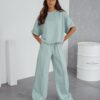 Komplet dresowy Pastel Comfort – mięta - obrazek 2