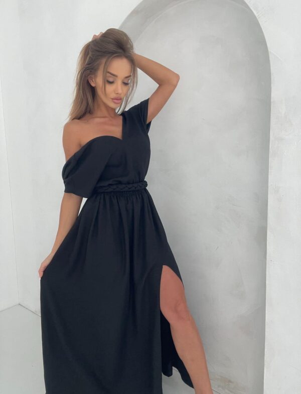 Sukienka Muślinowa Boho Grace – Czarna
