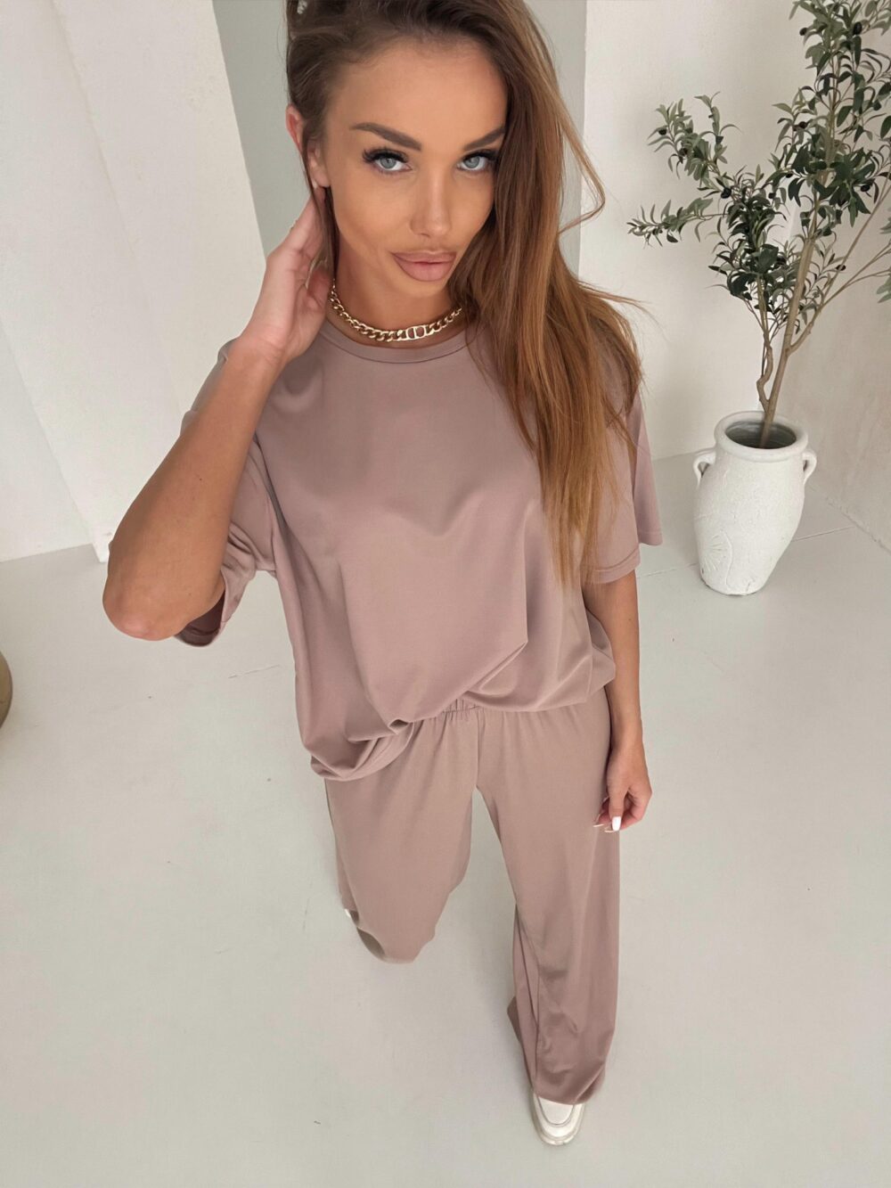 Komplet Damski Soft Mood – Mocca - obrazek 2
