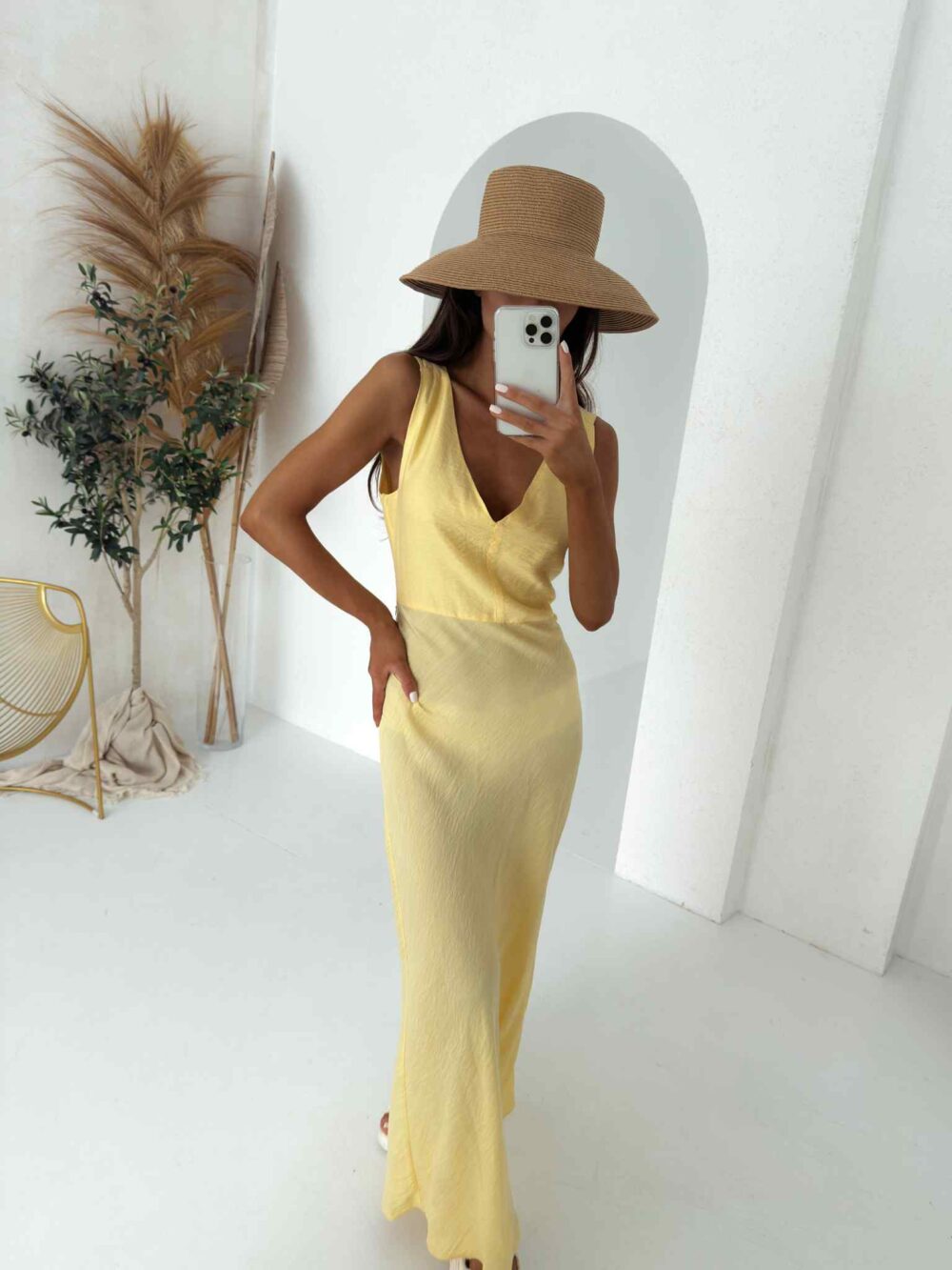 Sukienka Maxi Santorini Yellow