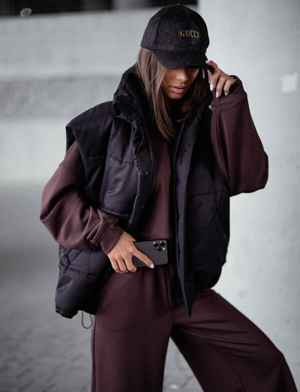 Kamizelka City Flow – Oversize Black
