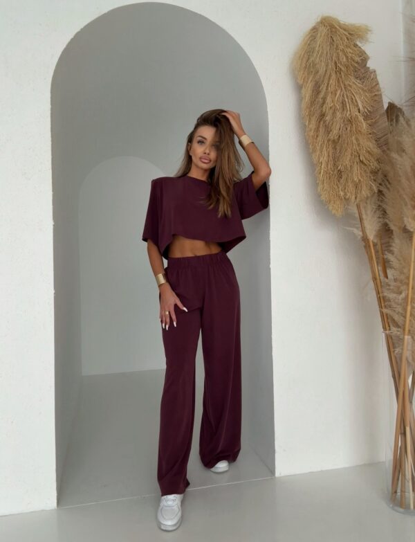 Burgundowy Chill Set