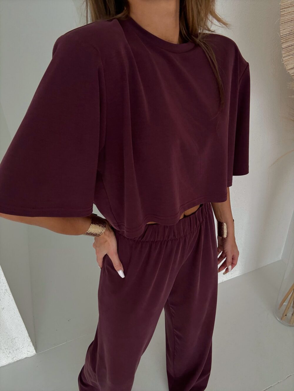 Burgundowy Chill Set - obrazek 2