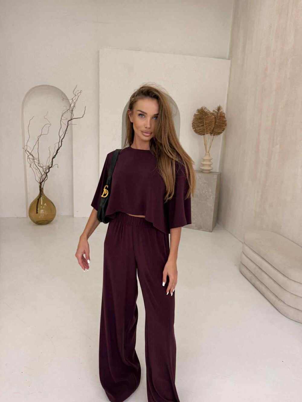 Burgundowy Chill Set