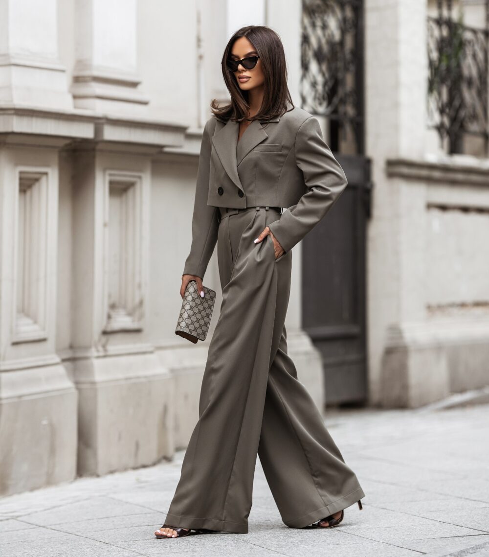 Spodnie Elegance - oliwka - obrazek 4