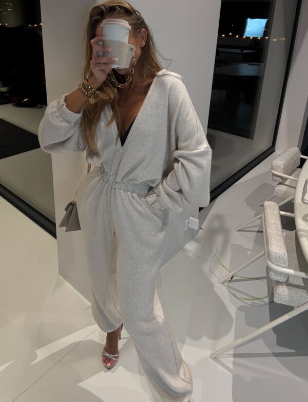 Kombinezon z wełną Cozy Glam - beż