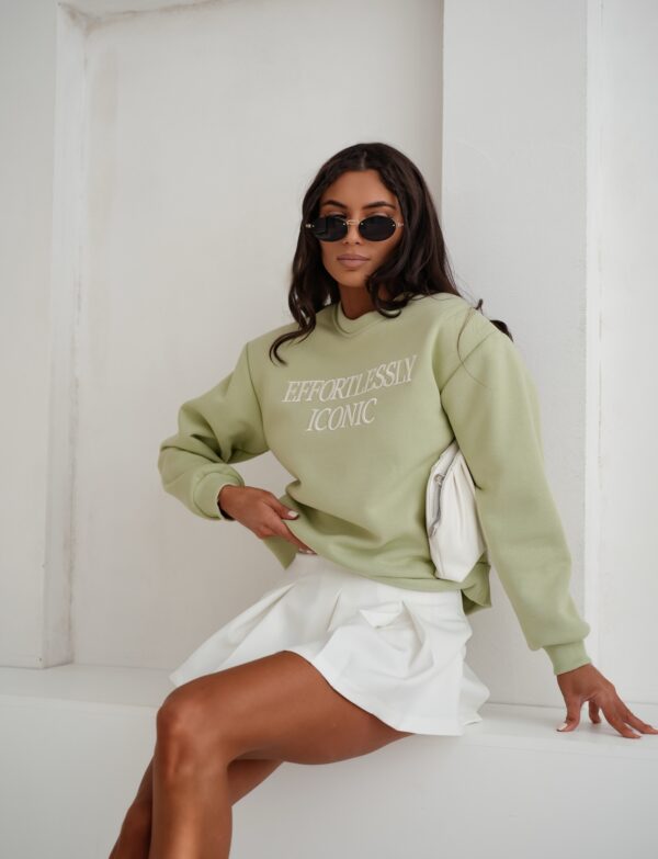 Bluza Effortlessly Iconic – pistacjowa
